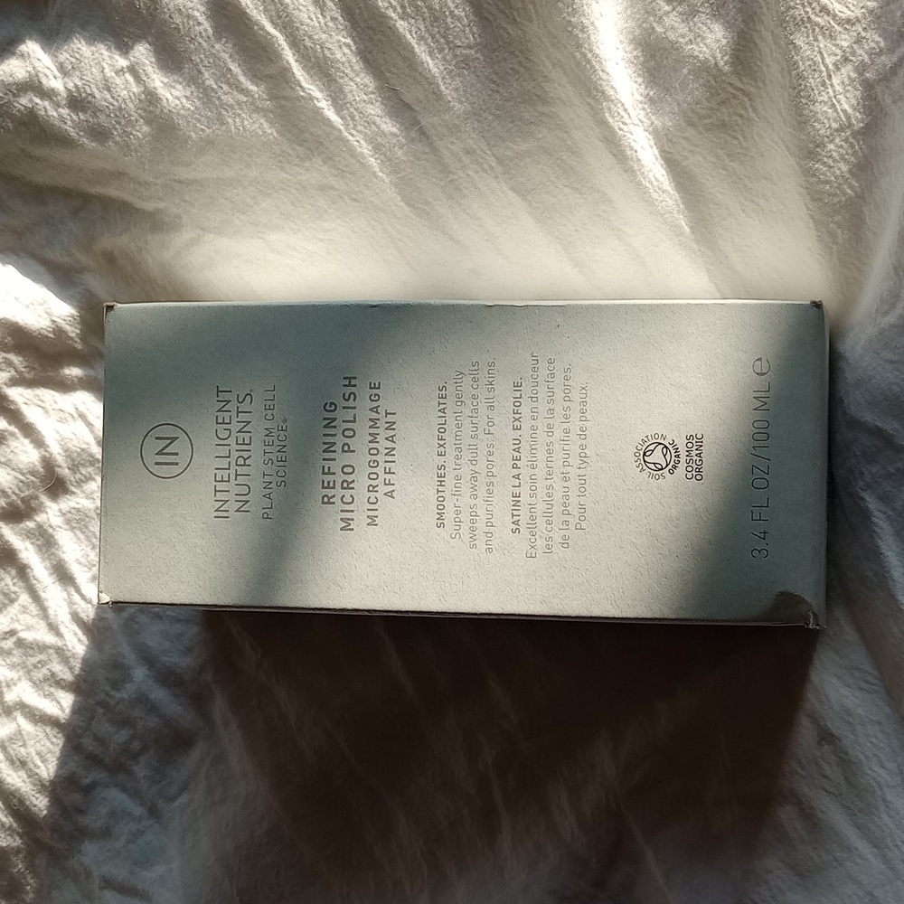 New inbox intelligent nutrients refining micro polish face exfoliator 3.4 oz